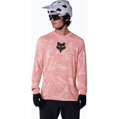 Fox Racing Мъжка блуза с дълъг ръкав за колоездене Fox Racing Ranger Tru Dri berry