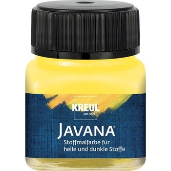 Farba na svetlý a tmavý textil Javan 20 ml žltá