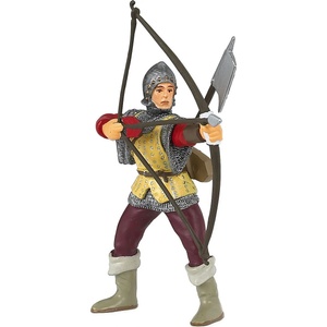 Papo Фигурка Papo The Medieval Era - Рицар с лък, в червени доспехи (39384) - ozone