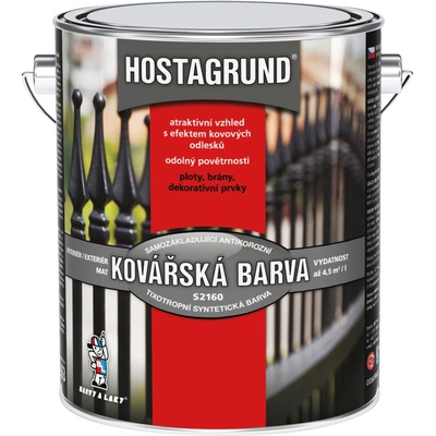 Hostagrund kováčska farba 0950 kováčska čierna 2,5L