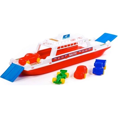 Polesie Wader Trajekt loď so 4 mini autíčkami 46х13х12cm