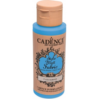 Farba na textil CADENCE STYLE MATT FABRIC 59 ml matná dets.modrá