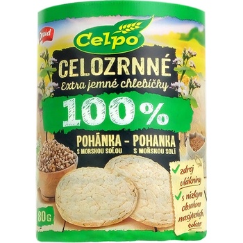 Druid Chlebíčky 100% natural pohanka s mořskou solí 80 g