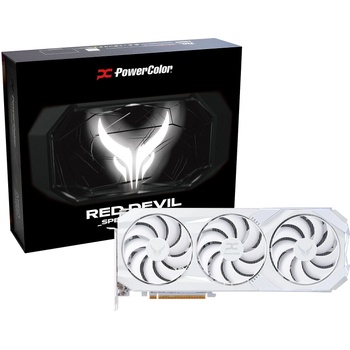 Image 1 of PowerColor Radeon RX 9070 XT Red Devil White OC 16GB GDDR6 256bit (RX9070XT 16G-E/OC/WHITE)