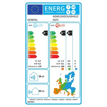 General ASHG12KGTE / AOHG12KGCA