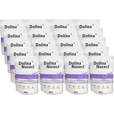 Dolina Noteci Premium Small Junior bohatá na králičí játra s jeleními jazyky 20 x 100 g