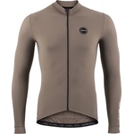 Nalini Фланелка с дълъг ръкав за колоездене Nalini New Soft Wrap L/S Jersey Cycling jersey - Brown Bark - размер XL (056-3822-0214)