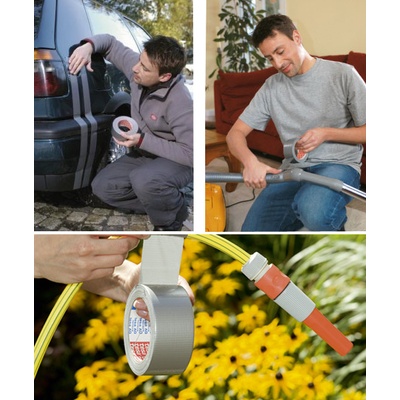 tesa Opravná lepiaca páska 50 mm x 25 m strieborná