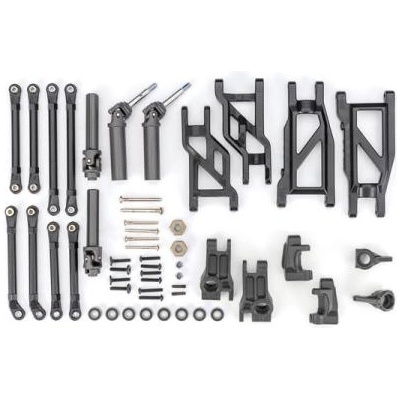 Traxxas комплект за преобразуване на шаси HD черен (за модели Rustler и Stampede)