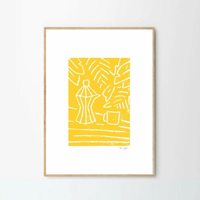 Moikka Plagát 7AM by Felix Pöttinger 30x40 cm