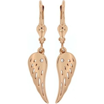Zlatnictví U Kostela dámské náušnice andělské křídlo 083