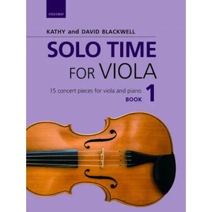 Solo Time for Viola Book 1 | Kathy Blackwell (ISBN: 9780193513280)