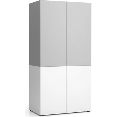 PLAN Kuchyňská policová skříň NIKA 1000 x 600 x 2000 mm šedá