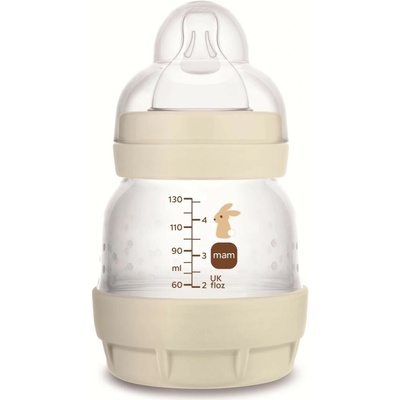 Mam kojenecká láhev anti colic béžová 130 ml