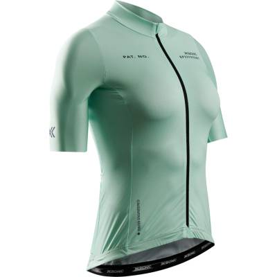 X-Bionic Дамска фланелка с къс ръкав за колоездене X-Bionic Women's Corefusion Ride Jersey S/S Cycling jersey - Digital Lime (156-2322-0414)