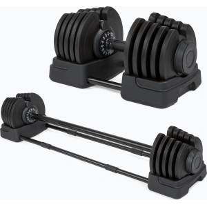 XTREXO Дъмбел/щанга 2в1 XTREXO TRX-ABD40 1-40 кг black/orange