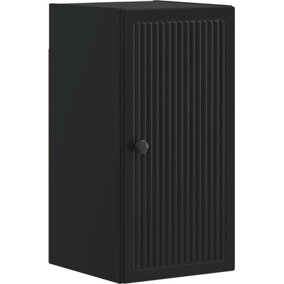 vidaXL Банен стенен шкаф EDE Черно 30 x 31 x 59 см Инженерна дървесина (895926)