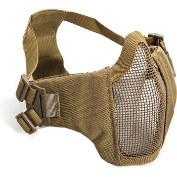 ! Strike Systems Strike Síťovaná ochranná maska s chráničem tváří, písková