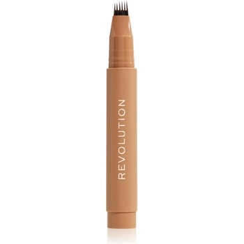 Makeup Revolution Instant Brow Hair маркер за вежди цвят Cool Brown 1.8ml
