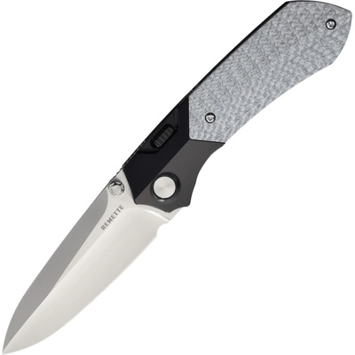 REMETTE RT-Meteor Knife M390 Titanium + CF Button Liner Lock RTPT-BL RTPT-BL