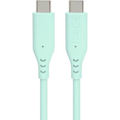 PremiumCord Silicone USB-C 60W 480Mbps Turquoise 1, 5 m USB кабел (KU31SA15T)