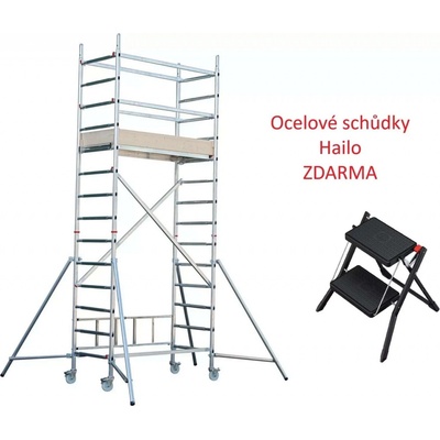 Hymer Modulární lešenímodul 1+2, výška stání 2,65 m ,délka plošiny 1,58 m