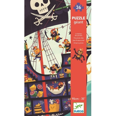 Djeco Pirátský koráb 36dílků