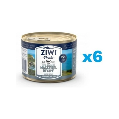 ZIWIPEAK Cat Mackerel 6 x 185 g
