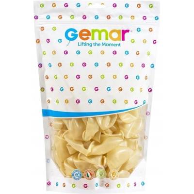 Balónky Gemar průhledné 33cm 50 Ks