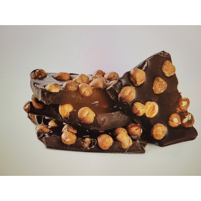 Čokoládovna Janek Lískový ořech lámaná hořká 250 g
