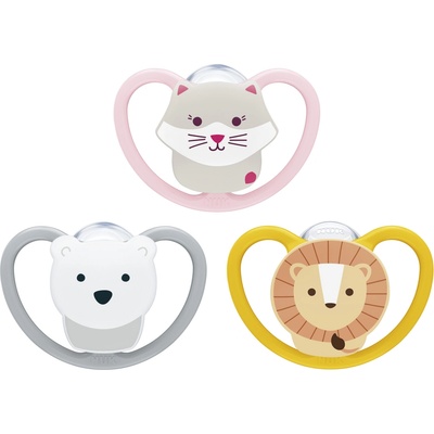 Nuk šidítko Space lion hnědá – Sleviste.cz