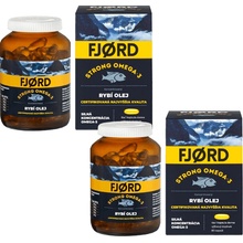 Fjord Strong Omega-3 rybí olej 2x 80 kapsúl
