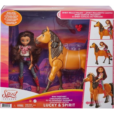 Mattel GXF95 Lucky a Spirit Společná jízda