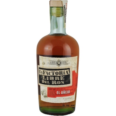 La Factoría Libre Del Ron Anejo 40% 0,7 l (holá láhev)