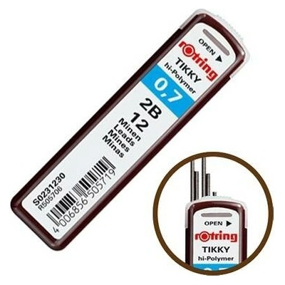Rotring 5057060 TIKKY tuhy do mikrotužky 0,7 mm 2B
