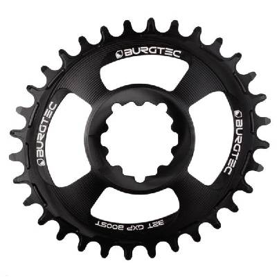 Плоча BURGTEC Oval GXP Boost 3mm Offset Thick Thin - Черен 32T