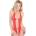 Чувствено боди с открит дизайн - Subblime Teddy Red S/M/L (D-239858)