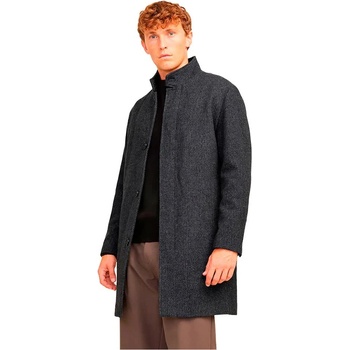 Jack & jones Палто Jack & jones Blawilson coat - Black (Black / Structure)