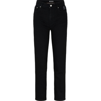 Image 1 of Boss Дънки Boss Women's Straight Cropped Jeans - Black