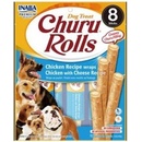 Churu Dog Rolls Chicken with Cheese wraps 8 x 12 g