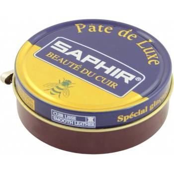 Saphir Восък за обувки Saphir Pate de Luxe Beauté du Cuir (50 мл) - Burgundy Кожени обувки