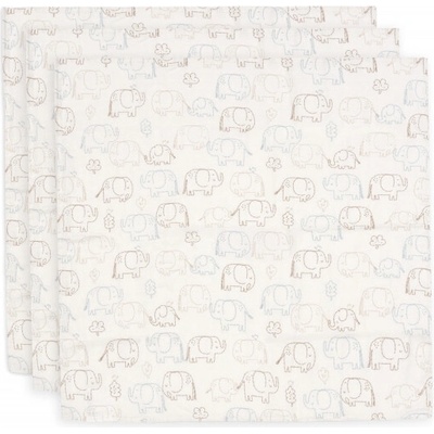 Jollein 70x70 cm Elephant Tales 3 ks