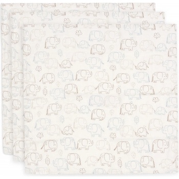 Jollein 70x70 cm Elephant Tales 3 ks