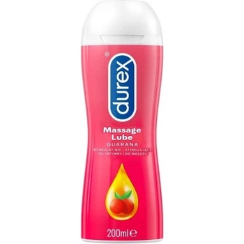 Durex 2 в 1 Масажен гел и лубрикант Durex Guarana 200 мл