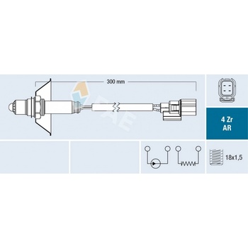 Lambda sonda FAE 75608
