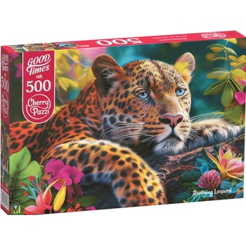 Cherry Pazzi Ležící Leopard 500 dílků