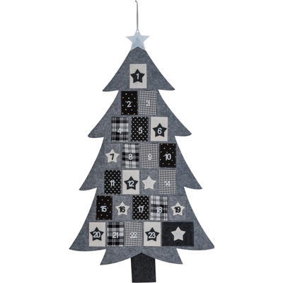 LIVARNO home Adventní kalendář z filcu (strom)
