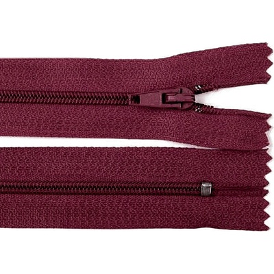 Spirálový zip No 3 délka 25 cm pinlock Varianta: 178 bordó, Balení: 1 ks