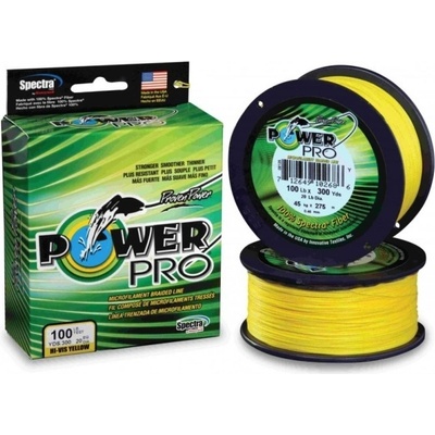 PowerPro Šňůra Hi-Vis Žlutá 2740m 0,10mm 5kg
