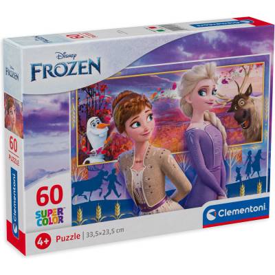 Clementoni Пъзел Clementoni от 60 части - Анна, Елза и приятели, Замръзналото кралство 2 (26056)